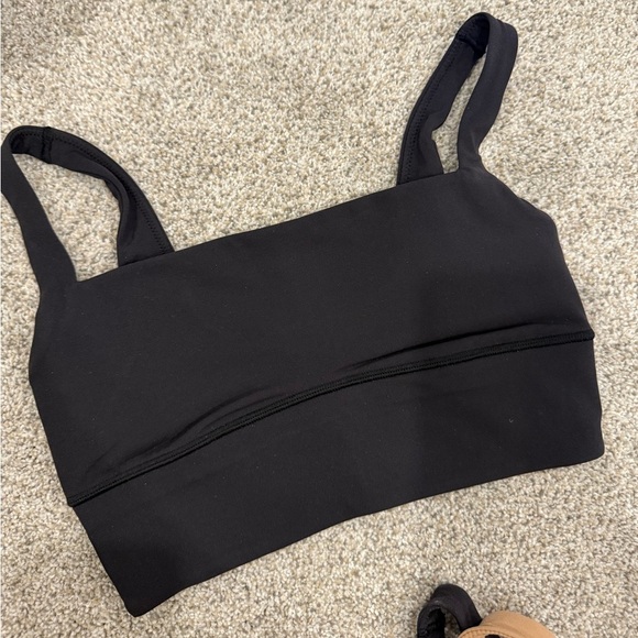 NWOT SKIMS Fits Everybody Square Neck Longline Bralette, Black, Sz XS - Picture 2 of 3